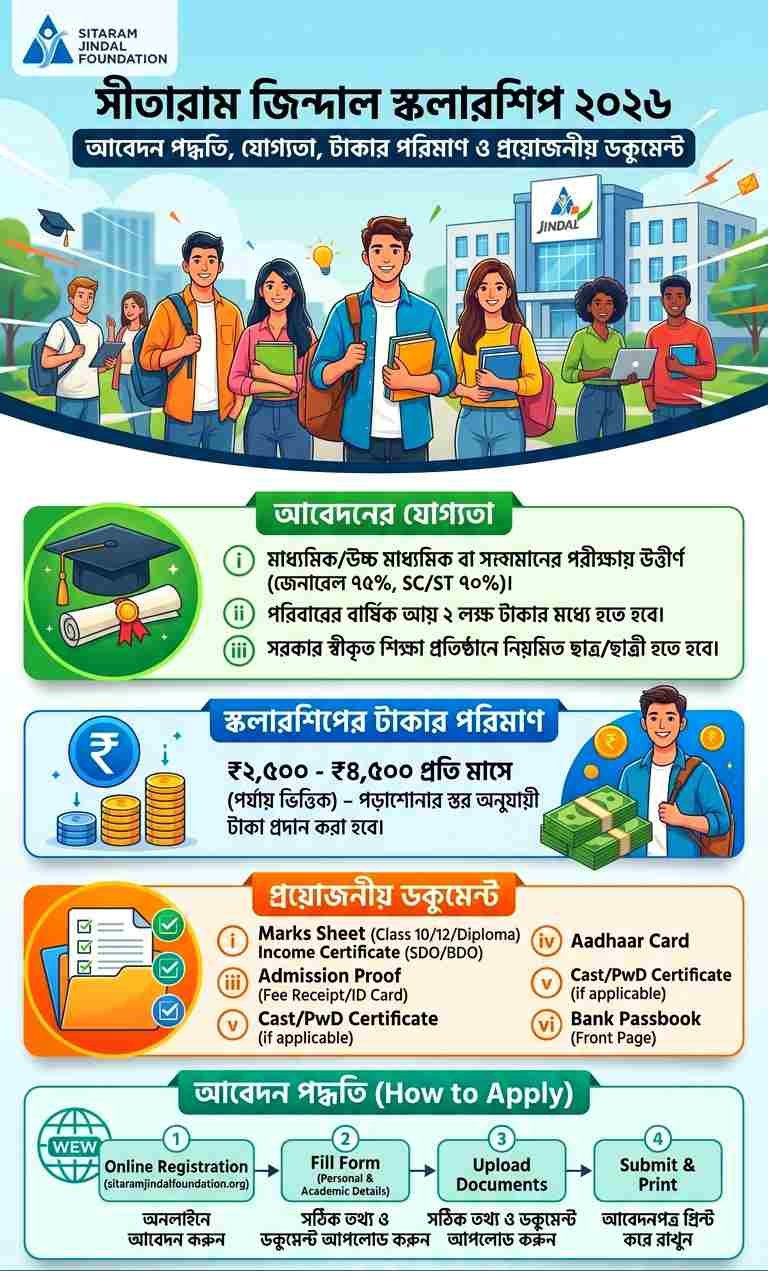Sitaram Jindal Scholarship 2026