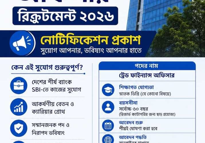SBI Trade Finance Officer Recruitment 2026