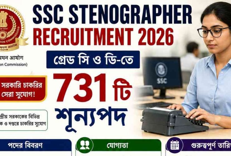 SSC Stenographer Recruitment 2026
